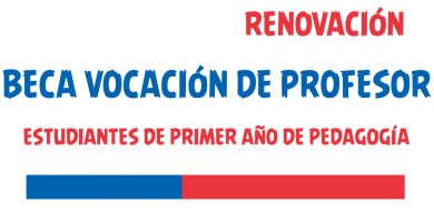 renovacion beca vocacion de profesor