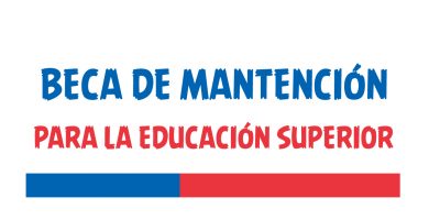beca de mantencion para la educacion superior