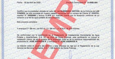 certificado factibilidad sanitaria online